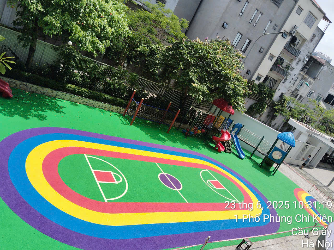 รายละเอียดพื้น EPDM ในโครงการ